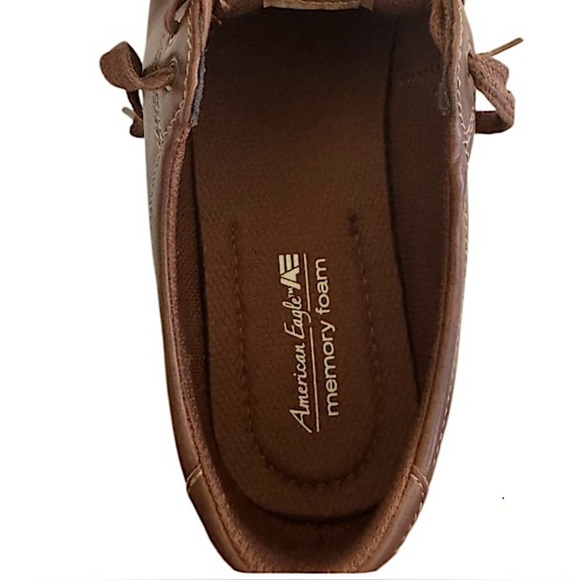 American Eagle Drew Ox Lace-up Memory Foam Sneaker Shoes,Mocha Brown,Size 12,NWT - Picture 7 of 9